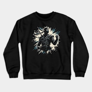 Black Ninja Crewneck Sweatshirt